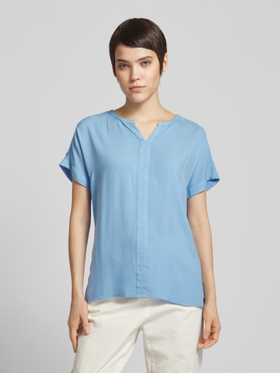 Soyaconcept Bluse mit Tunikakragen Modell 'Radia' Hellblau 4