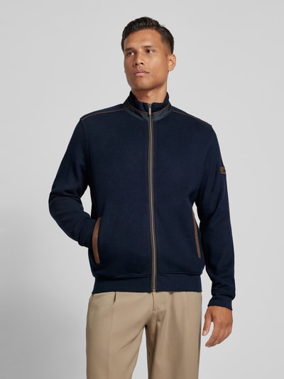 bugatti Sweatjacke mit Stehkragen Marine 4