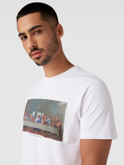 Mister Tee T-Shirt mit Rundhalsausschnitt Modell 'Can´t Hang With Us Weiss 3