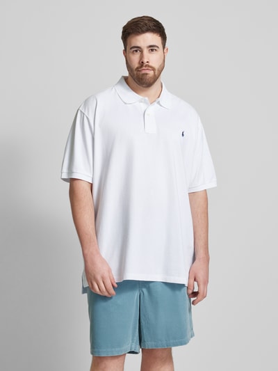 Polo Ralph Lauren Big & Tall Koszulka polo PLUS SIZE z wyhaftowanym logo Biały 4