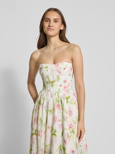 Bardot Cocktailkleid im Stufen-Look Modell 'LOLA' Weiss 3