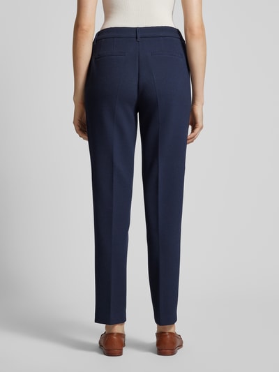 Betty Barclay Regular fit stoffen broek met structuurmotief Marineblauw - 5