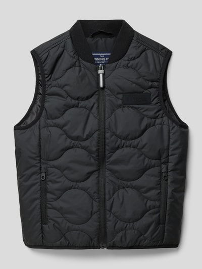 Tom Tailor Gewatteerde bodywarmer met ritszakken Zwart - 1