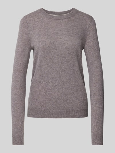 Christian Berg Woman Gebreide pullover met structuurmotief Taupe gemêleerd - 2