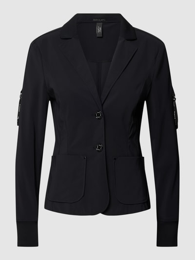 Marc Cain Blazer mit gerippten Ärmelabschlüssen Black 2