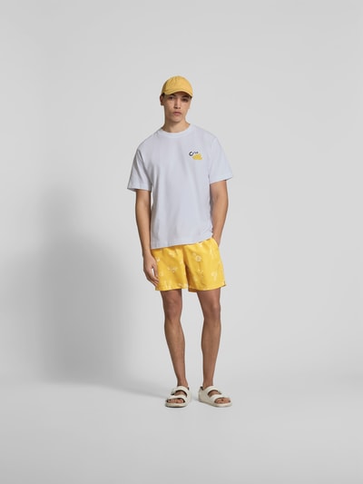 Closed Badehose mit Eingrifftaschen Hellgelb 3