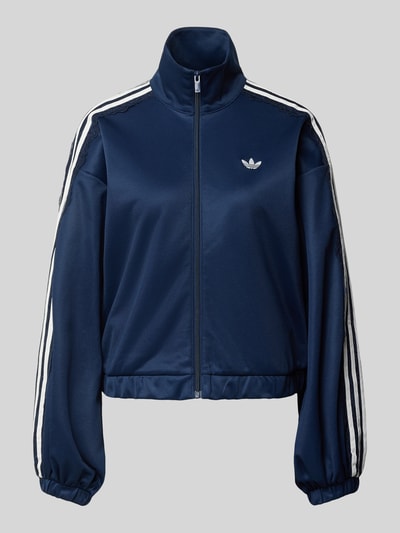 adidas Originals Oversized Sweatjacke aus Baumwoll-Mix Modell 'LACE OVERSIZED' Dunkelblau 1