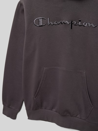 CHAMPION Hoodie met labelstitching Grafiet - 2