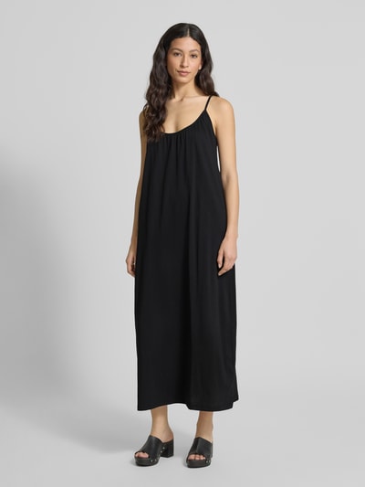 Vero Moda Sukienka casualowa o lejącym kroju z mieszanki bawełny Czarny 1