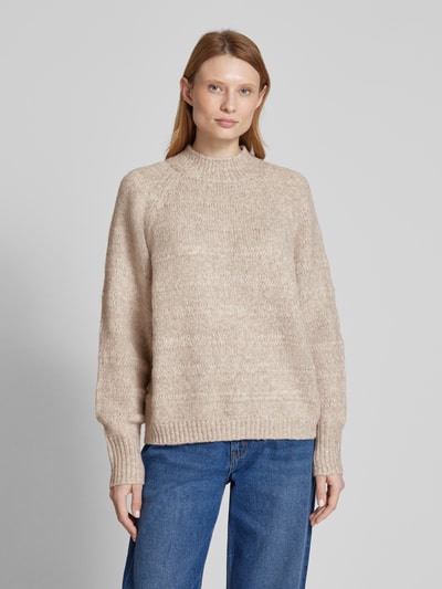 QS Strickpullover mit Turtleneck Beige 4