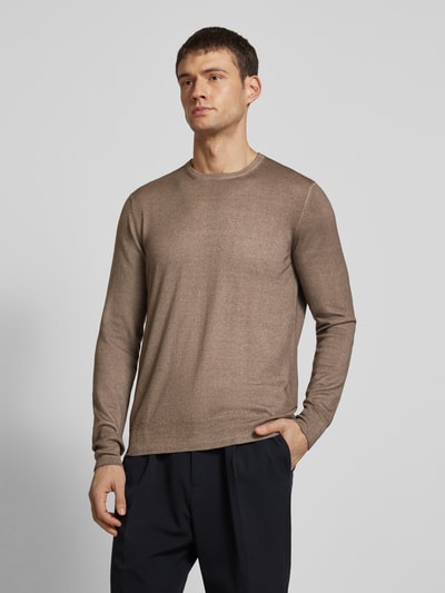 GRAN SASSO Gebreide pullover van puur kasjmier Beige - 4