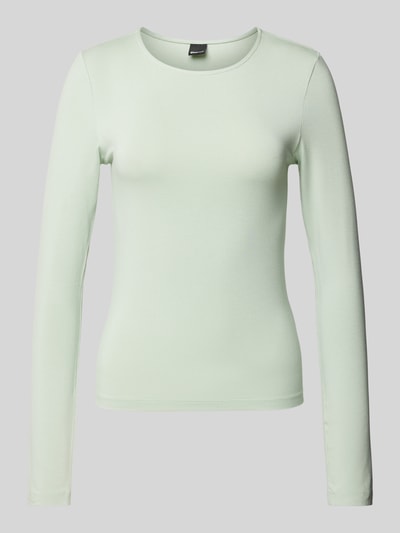 Gina Tricot Longsleeve mit Rundhalsausschnitt Mint 1