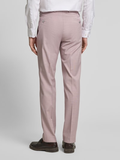 HECHTER PARIS Regular Fit Anzughose mit Paspeltaschen Modell 'X-Tension' Dunkelrot 5