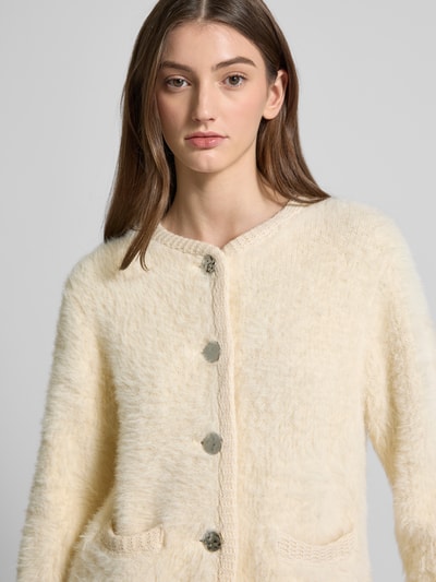 Zero Cardigan mit seitlichen Taschen Offwhite 3