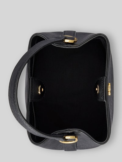 Lauren Ralph Lauren Handtas met echt leer met afneembare schouderband Zwart - 6
