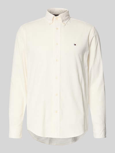 Tommy Hilfiger Koszula sztruksowa o kroju regular fit z czystej bawełny Złamany biały 2