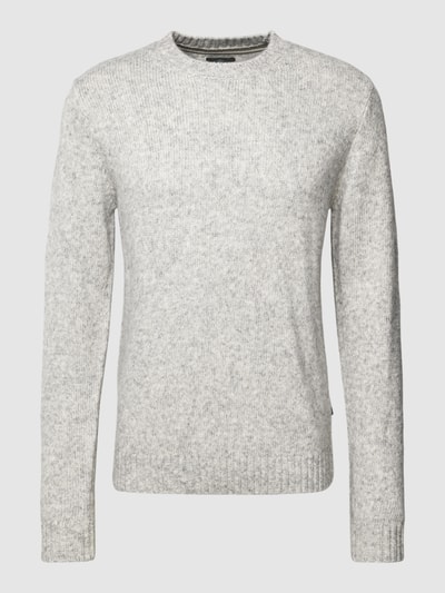 Fynch-Hatton Strickpullover in Melange-Optik Silber 2