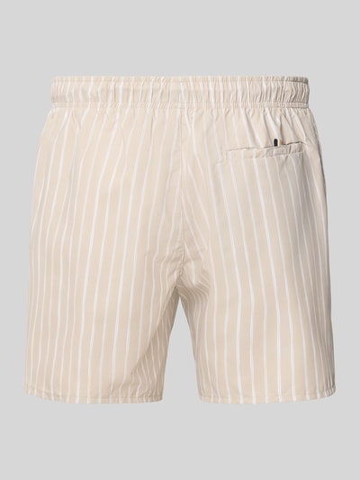 BOSS Badeshorts aus schnell trocknendem Material Sand 3