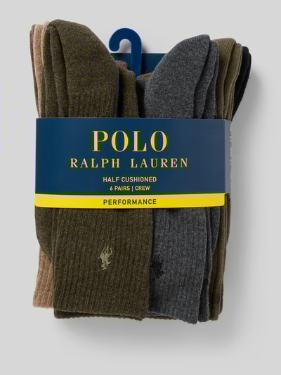 Polo Ralph Lauren Underwear Socken mit Label-Stitching im 6er-Pack Black 3