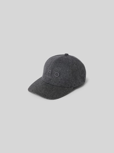 Iro Basecap mit Label-Stitching Dunkelgrau 2