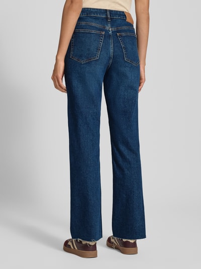 Marc O'Polo Jeansy z wysokim stanem z mieszanki bawełny model ‘KIRUNA’ Jeansowy niebieski 5