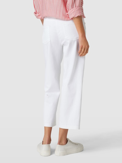 MAC Straight fit jeans met 5-pocketmodel, model 'Rich Culotte' Wit - 5