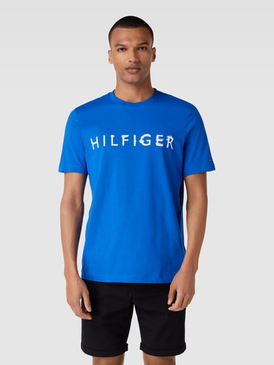 Tommy Hilfiger T-Shirt mit Label-Print Royal 4