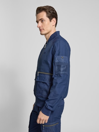 Antony Morato Blouson mit Label-Stitching Dunkelblau 3