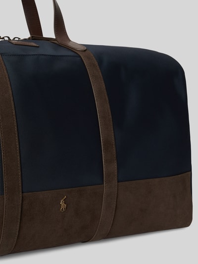 Polo Ralph Lauren Weekender reiner Baumwolle mit Velourslederbesatz Marine 5