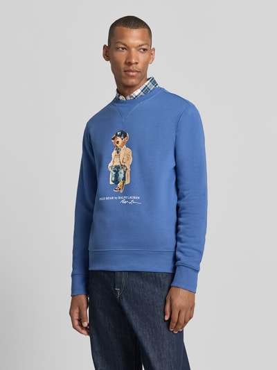 Polo Ralph Lauren regular fit sweatshirt van katoenmix Blauw - 4