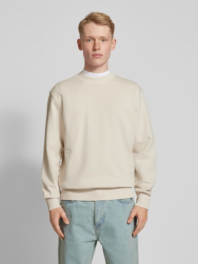 Calvin Klein Jeans Sweatshirt mit Label-Detail Offwhite 4