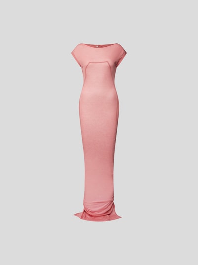 Rick Owens Maxikleid mit U-Boot-Ausschnitt Pink 2