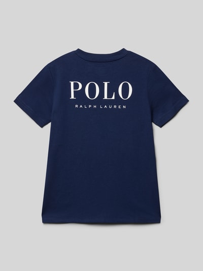 Polo Ralph Lauren Teens Regular Fit T-Shirt mit rückseitigem Label-Print Marine 3