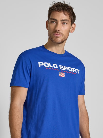 Polo Sport T-Shirt mit Label-Print Royal 3