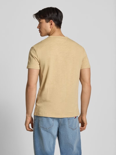 Tommy Jeans Regular Fit T-Shirt aus reiner Baumwolle Beige 5