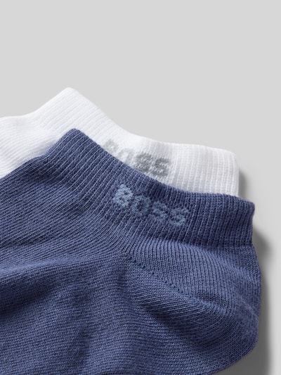 BOSS Sneakersocken mit Label-Stitching im 2er-Pack Marine 2