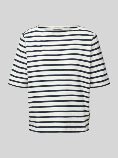 Marc O'Polo Regular fit T-shirt van puur katoen Donkerblauw - 2