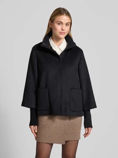 s.Oliver BLACK LABEL Kurtka o kroju regular fit z dodatkiem wełny Czarny 4