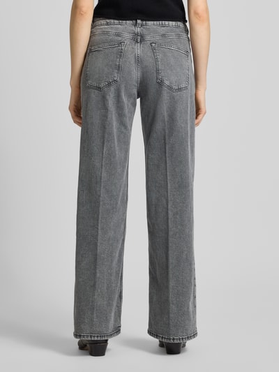 s.Oliver RED LABEL Wide leg jeans van katoenmix, model SURI' Antraciet - 5