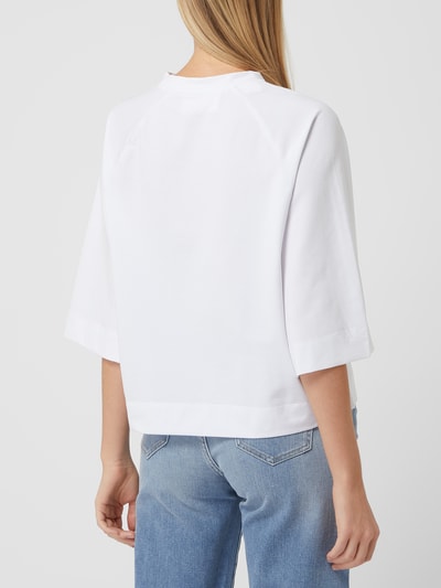 Selected Femme T-Shirt mit Bio-Baumwolle Modell 'Makila' Weiss 5