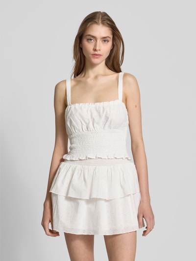 Review Top mit Smok-Details Weiss 4