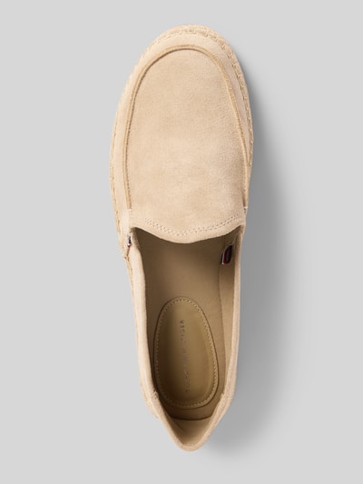 Tommy Hilfiger Loafer aus Wildleder mit Seil-Sohle Beige 3