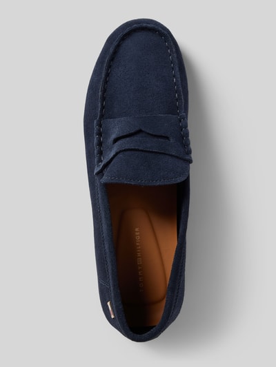 Tommy Hilfiger Slipper aus Wildleder Dunkelblau 3