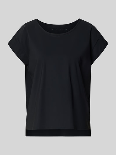 Produktfoto, Damen T-Shirt mit Relaxed-Fit aus Material-Mix mit Stretch-Anteil, Rundhalsausschnitt, Modell 'GRIT' von Raffaello Rossi