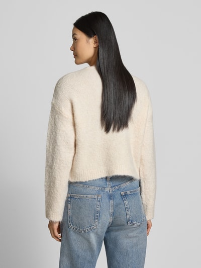 B.Young Gebreid jack met ronde hals, model 'Omanta' Offwhite - 5