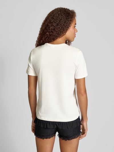 Only T-shirt o kroju regular fit z nadrukiem z motywem model ‘KITA’ Złamany biały 5