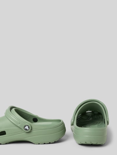 Crocs Hausschuhe mit Label-Detail Hellgruen 2