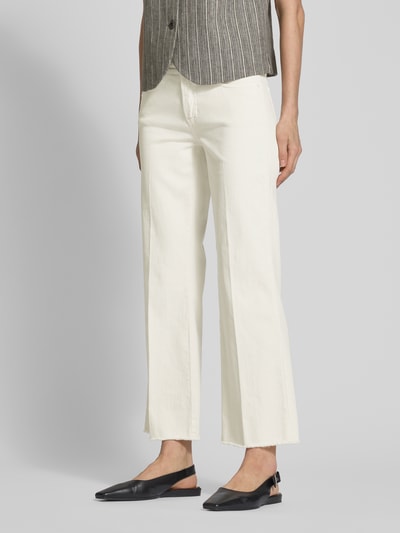 Cambio Flared jeans in 5-pocketmodel, model 'FRANCESCA' Zand - 4