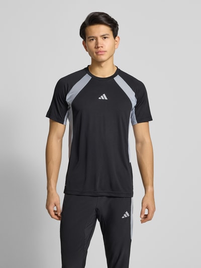 adidas Training T-shirt met labelprint Zwart - 4