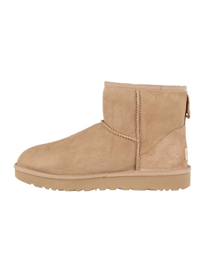 UGG Buty 'Classic Mini II' ze skóry welurowej Koniakowy 4